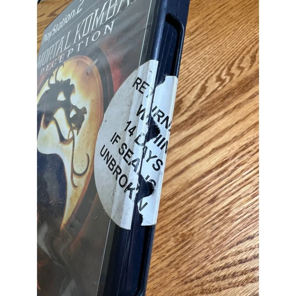 Mortal Kombat Deception Sony PlayStation 2 PS2 Midway Fighting Game CIB